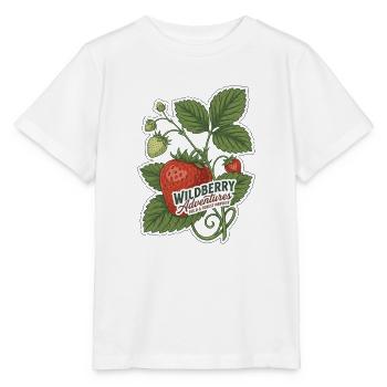 Vintage Botanical Wildberry Adventures - Stanley/Stella MINI CREATOR Kids’ T-Shirt - white - Front - Maike (125cm)