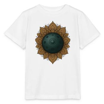 Handpan Mandala Klangmeditation Achtsamkeit - Stanley/Stella Kinder T-Shirt MINI CREATOR  - Weiß - Vorne - Maike (125cm)