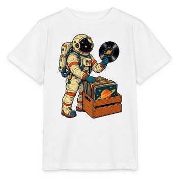Astronaut Vinyl Sammler - Stanley/Stella Kinder T-Shirt MINI CREATOR  - Weiß - Vorne - Maike (125cm)