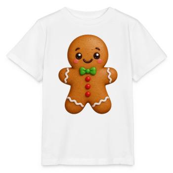 Lebkuchenmann - Stanley/Stella Kinder T-Shirt MINI CREATOR  - Weiß - Vorne - Maike (125cm)