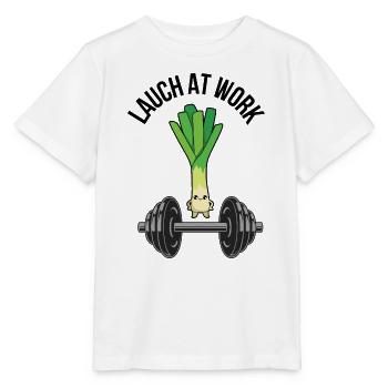 Lauch At Work – Lustiges Fitness & Gym Design - Stanley/Stella Kinder T-Shirt MINI CREATOR  - Weiß - Vorne - Maike (125cm)