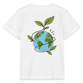 Die wachsende Welt - Stanley/Stella Kinder T-Shirt MINI CREATOR  - Weiß - Vorne - Maike (125cm)