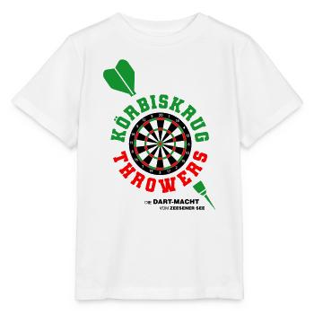 Körbiskrug Throwers  - Stanley/Stella Kinder T-Shirt MINI CREATOR  - Weiß - Vorne - Maike (125cm)