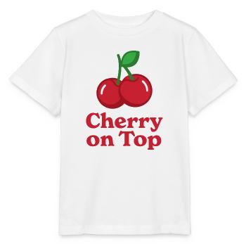 Kirsche auf dem Sahnehäubchen - Stanley/Stella Kinder T-Shirt MINI CREATOR  - Weiß - Vorne - Maike (125cm)