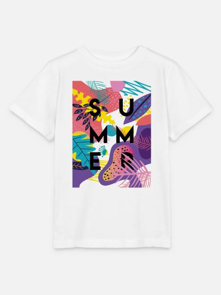Sommerfarben - Stanley/Stella Kinder T-Shirt MINI CREATOR - Weiß
