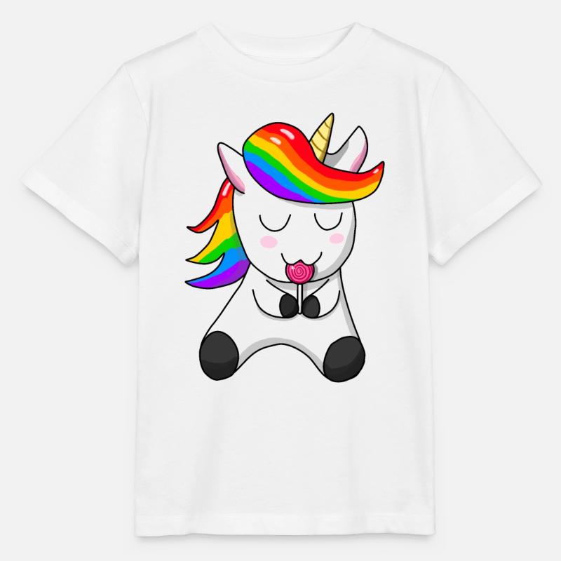 Kinder Einhorn - Stanley/Stella Kinder T-Shirt MINI CREATOR  - Weiß