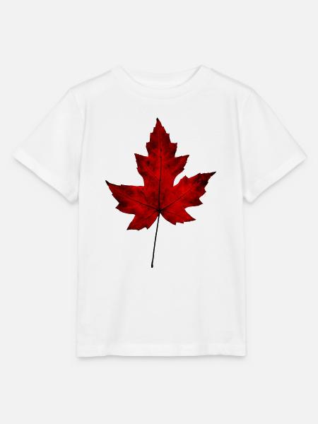 Herbstblatt - Stanley/Stella Kinder T-Shirt MINI CREATOR - Weiß