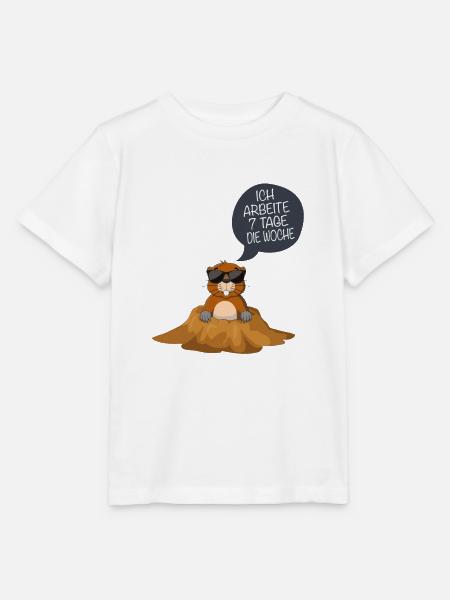 Maulwurf 24/7 - Stanley/Stella Kinder T-Shirt MINI CREATOR - Weiß
