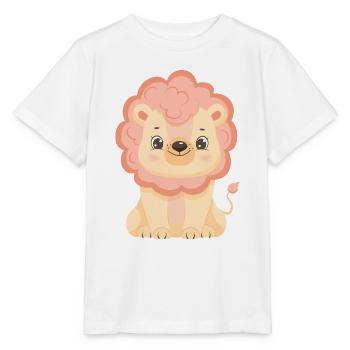 Löwe Familie Mutter Baby T-Shirt - Stanley/Stella Kinder T-Shirt MINI CREATOR  - Weiß - Vorne - Maike (125cm)