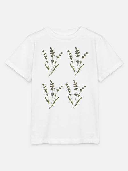 lavendel - Stanley/Stella Kinder T-Shirt MINI CREATOR  - Weiß