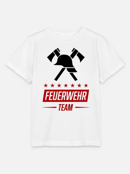 feuerwehr team - Stanley/Stella Kinder T-Shirt MINI CREATOR - Weiß