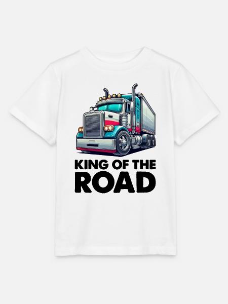 lastwagen king - Stanley/Stella Kinder T-Shirt MINI CREATOR - Weiß