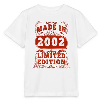 2002 anniversaire 2002 né en 2002 anniversaire - T-shirt bio MINI CREATOR Stanley/Stella Enfant - blanc - Devant - Maike (125cm)