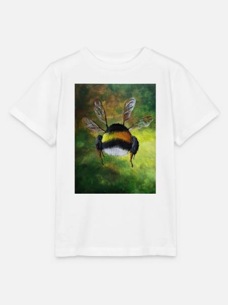 Wildbiene - Stanley/Stella Kinder T-Shirt MINI CREATOR - Weiß