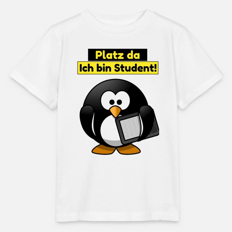 Platz da ich bin Student - Stanley/Stella Kinder T-Shirt MINI CREATOR - Weiß
