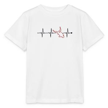 Scuba Diving Heartbeat Goggles Diving Mask - Stanley/Stella MINI CREATOR Kids’ T-Shirt - white - Front - Maike (125cm)
