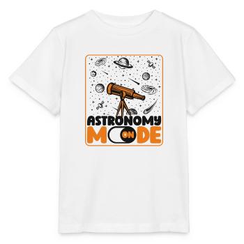Mode Astronomie Sur Astronomie Photographe Cosmologiste - T-shirt bio MINI CREATOR Stanley/Stella Enfant - blanc - Devant - Maike (125cm)