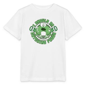 I Should Be Catching Frogs Toad Tadpole - Stanley/Stella MINI CREATOR Kids’ T-Shirt - white - Front - Maike (125cm)