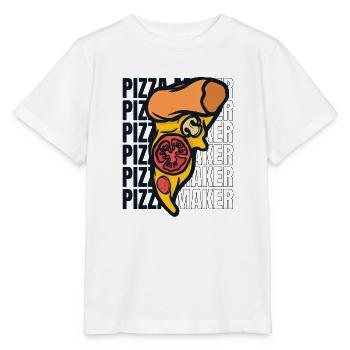pizza maker pizza oven pizza pizza tray pizza maker - Stanley/Stella MINI CREATOR Kids’ T-Shirt - white - Front - Maike (125cm)