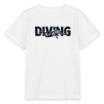 Diving Goggles Diving Mask Diving Fins - Stanley/Stella MINI CREATOR Kids’ T-Shirt - white - Front - Maike (125cm)
