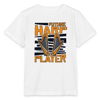 Future Harp Player Harp Music Harp Harp Harp Player - Stanley/Stella MINI CREATOR Kids’ T-Shirt - white - Front - Maike (125cm)