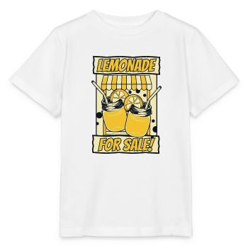 Limonade à vendre Limonade Vendeur Limonade - T-shirt bio MINI CREATOR Stanley/Stella Enfant - blanc - Devant - Maike (125cm)