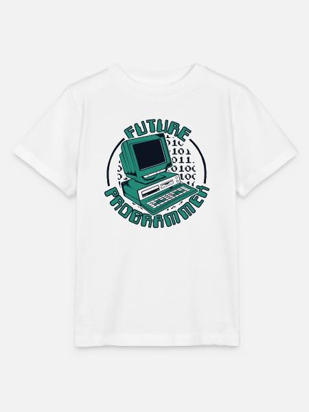 Future Programmer Softwareingenieur Developer - Stanley/Stella Kinder T-Shirt MINI CREATOR - Weiß