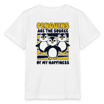 Penguins Are The Source Of My Happiness Seabird - Stanley/Stella MINI CREATOR Kids’ T-Shirt - white - Front - Maike (125cm)