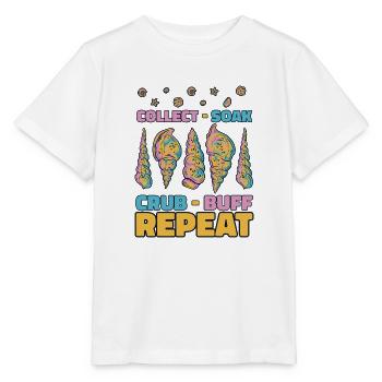 Récupérez Tremper Crub Repeat Bivalvia Coquillage - T-shirt bio MINI CREATOR Stanley/Stella Enfant - blanc - Devant - Maike (125cm)