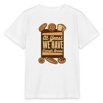Bei Hefe haben wir genug Brotbackautomaten-Liebhaber - Stanley/Stella Kinder T-Shirt MINI CREATOR  - Weiß - Vorne - Maike (125cm)