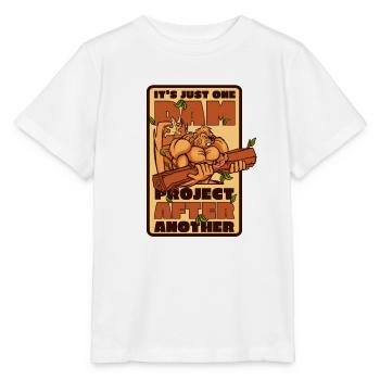 Nur ein Staudammprojekt reiht sich nach dem anderen Nordamerika - Stanley/Stella Kinder T-Shirt MINI CREATOR  - Weiß - Vorne - Maike (125cm)