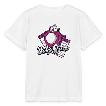 Bingo Queen Professional Caller Daubers Bingo - Stanley/Stella MINI CREATOR Kids’ T-Shirt - white - Front - Maike (125cm)