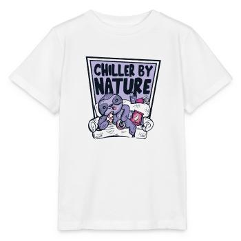 Chiller By Nature Brown-Throated Pilosa Folivora - Stanley/Stella MINI CREATOR Kids’ T-Shirt - white - Front - Maike (125cm)