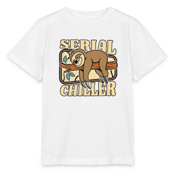 Serial Chiller Folivora Brown-Throated Pilosa - Stanley/Stella MINI CREATOR Kids’ T-Shirt - white - Front - Maike (125cm)