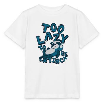 Zu faul, um ausgestorben zu sein Panda Bär Freund Riese - Stanley/Stella Kinder T-Shirt MINI CREATOR  - Weiß - Vorne - Maike (125cm)