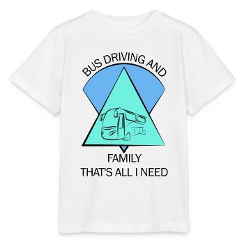 Bus Bus Driver School Bus Bus Bus Bus Driver - Stanley/Stella MINI CREATOR Kids’ T-Shirt - white - Front - Maike (125cm)