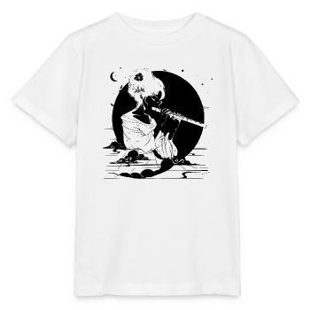 Flötenmädchen - Stanley/Stella Kinder T-Shirt MINI CREATOR  - Weiß - Vorne - Maike (125cm)