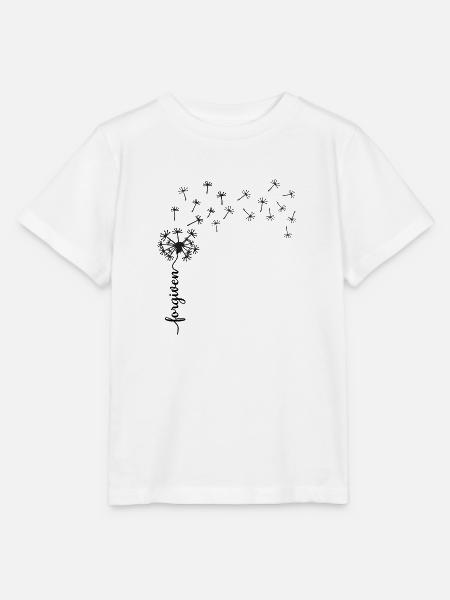 Vergebenes Löwenzahn-Design - Stanley/Stella Kinder T-Shirt MINI CREATOR  - Weiß