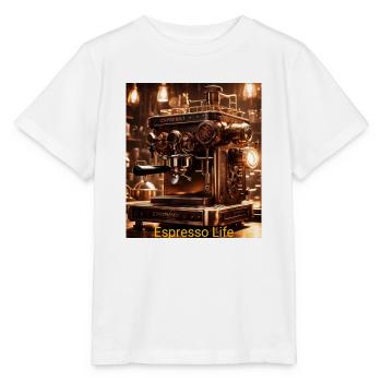 Espresso Life - Stanley/Stella MINI CREATOR Kids’ T-Shirt - white - Front - Maike (125cm)