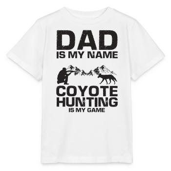 Conception de coyote pour les réacteurs de coyote - T-shirt bio MINI CREATOR Stanley/Stella Enfant - blanc - Devant - Maike (125cm)