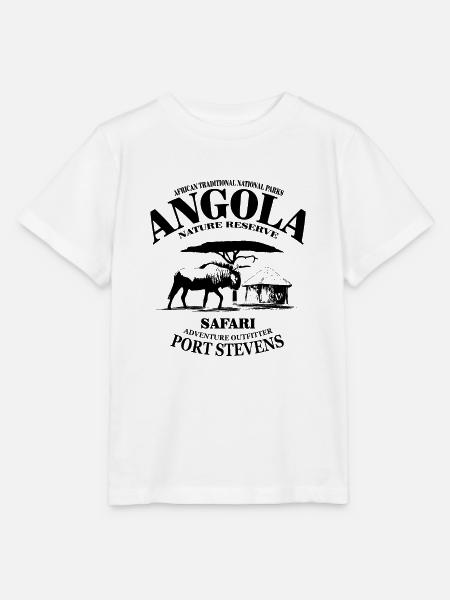 Angola - Gnu - Stanley/Stella Kinder T-Shirt MINI CREATOR  - Weiß