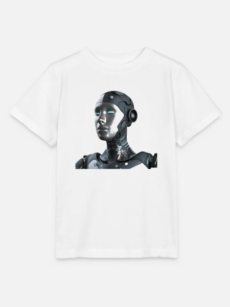 Roboter - Stanley/Stella Kinder T-Shirt MINI CREATOR - Weiß
