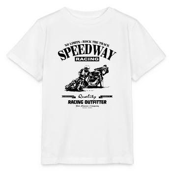 Speedway - Motorcycle Speedway - Stanley/Stella MINI CREATOR Kids’ T-Shirt - white - Front - Maike (125cm)