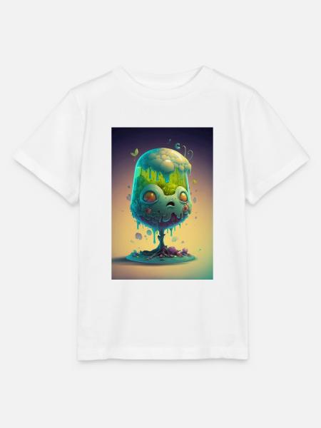 Zombie Frozen - Stanley/Stella Kinder T-Shirt MINI CREATOR - Weiß