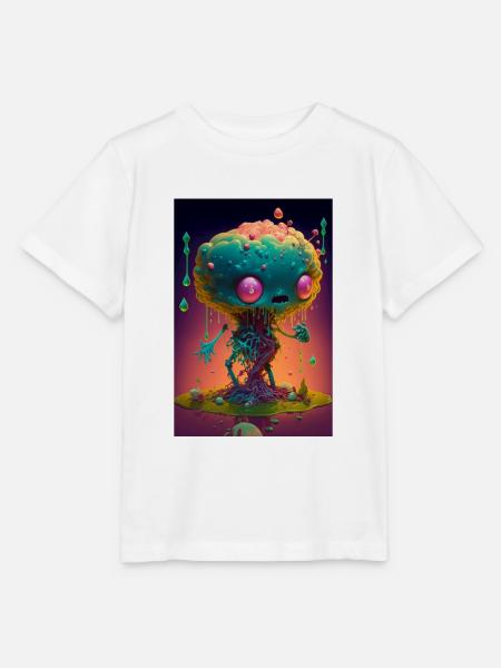 Zombie Frozen - Stanley/Stella Kinder T-Shirt MINI CREATOR  - Weiß