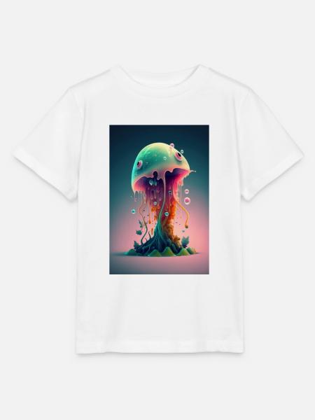 Zombie Frozen - Stanley/Stella Kinder T-Shirt MINI CREATOR  - Weiß
