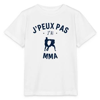 J peux pas j ai MMA - T-shirt bio MINI CREATOR Stanley/Stella Enfant - blanc - Devant - Maike (125cm)