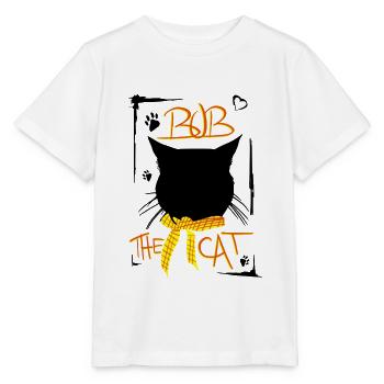 BOB DER STREUNER I BOB THE CAT - Stanley/Stella Kinder T-Shirt MINI CREATOR  - Weiß - Vorne - Maike (125cm)