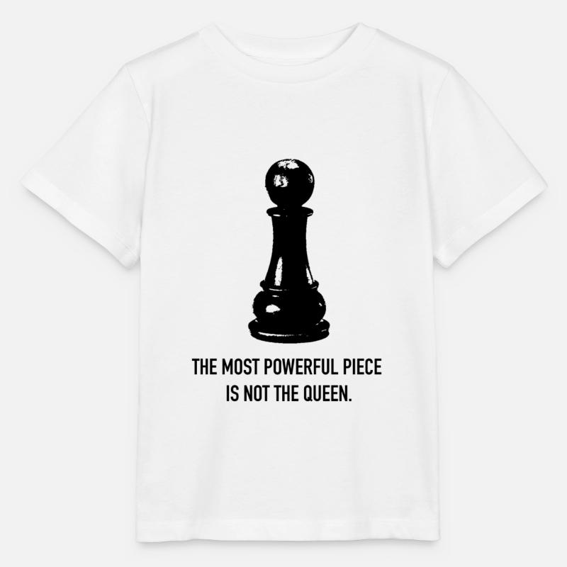 Échecs et socialisme - T-shirt bio MINI CREATOR Stanley/Stella Enfant - blanc