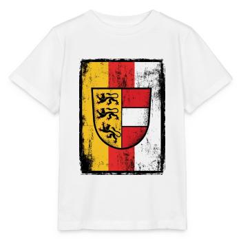 Drapeau de la Carinthie Cadeau du lac de Carinthie Autriche - T-shirt bio MINI CREATOR Stanley/Stella Enfant - blanc - Devant - Maike (125cm)